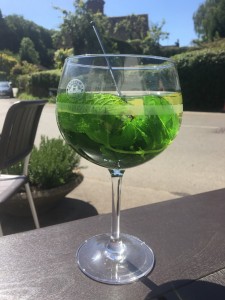 Image of mint tea in glass